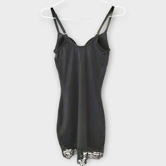 Spanx Assets Sz Small Black Slip‎ Shaper Padded Support Bra Womens Shapewear - Picture 8 of 10